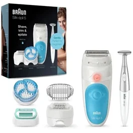 Braun Silk-épil Series 5 5-815 Depiladora con Batería y 5 Accesorios